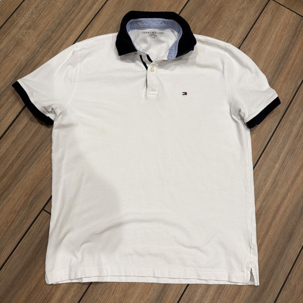 Tommy Hilfiger Polo shirt white Large